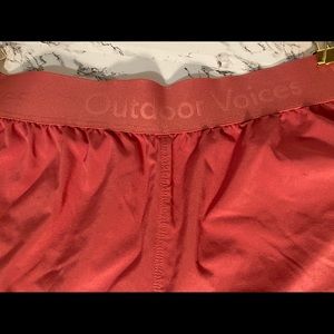 Outdoor Voices running shorts